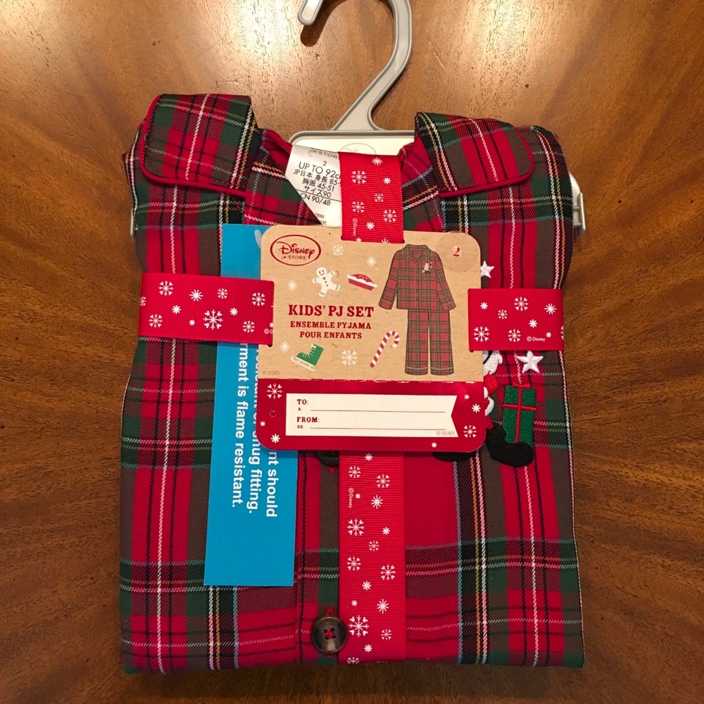 🎅Disney Christmas Unisex 2 Pcs Set Pj🎅